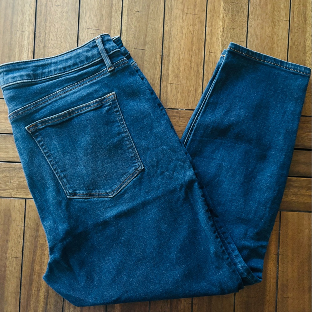 Women's Loft Curvy Skinny Blue Jeans